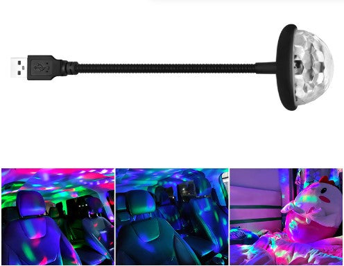 LUCES LED SICODELICAS USB